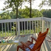 Master bedroom deck